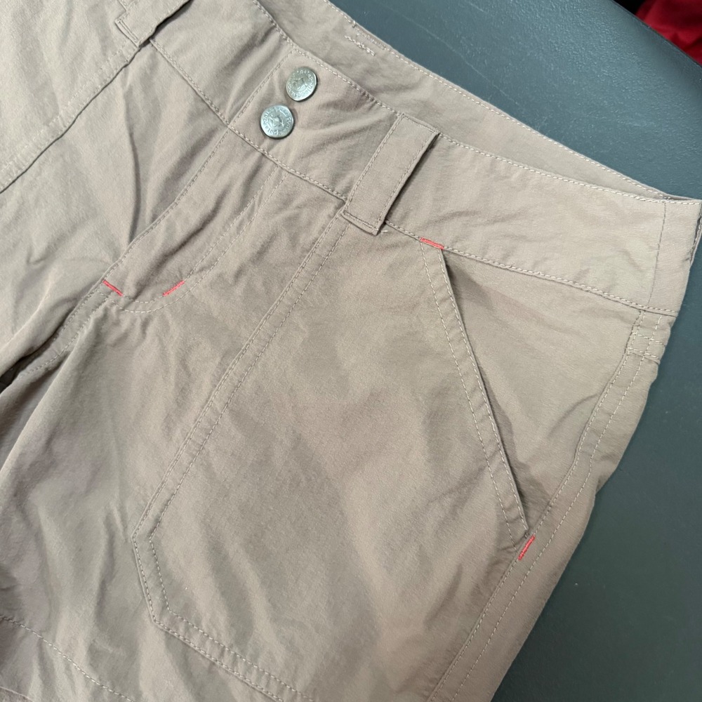 Patagonia Quandary Shorts Women 2 Brown Hiking Outdoor Utility Lightweight Gorp - Picture 12 of 16